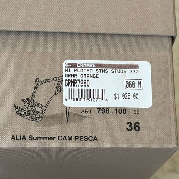 GREYMER leather swarovski crystals platform high size 36 - Picture 11 of 12